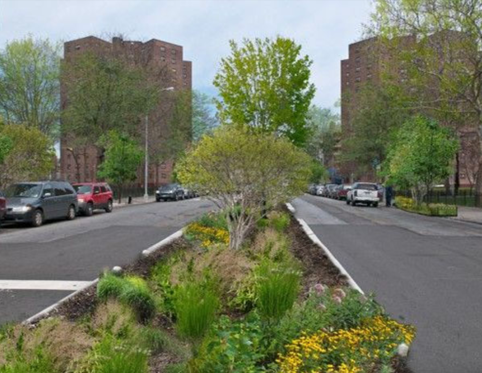 Concept examples relating to proposed greenery (City of Mandeville/Dufreche-Perkins and Associates LLC)