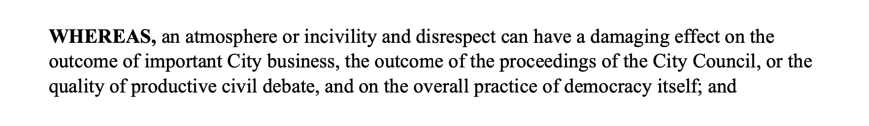 Excerpt from Resolution 23-22  (Mandeville Daily/William Kropog)