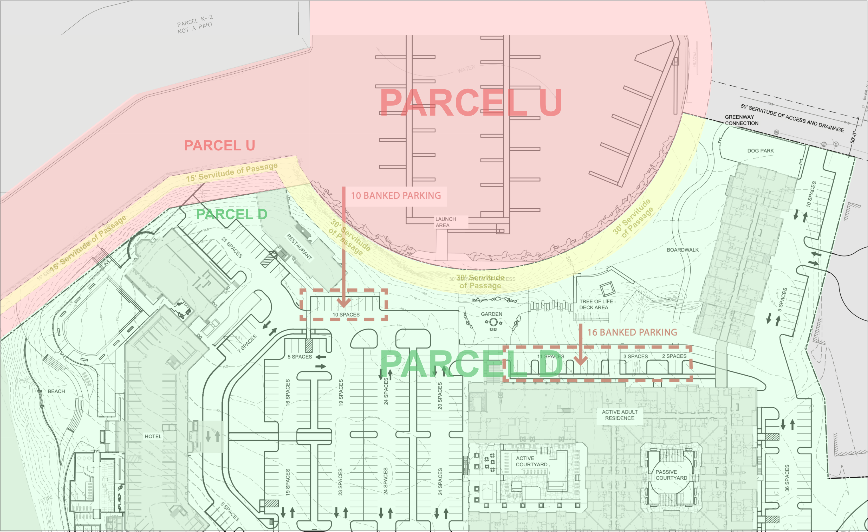 Sucette Harbor proposed site plan, June 28, 2023, revision (Mandeville Daily)