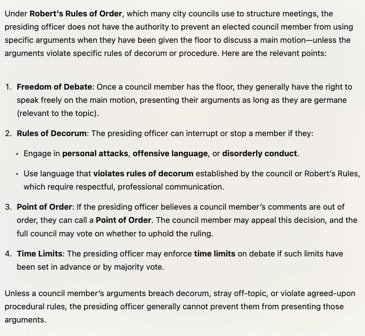 Summary of Robert’s Rules of Order. (MandevilleDaily)