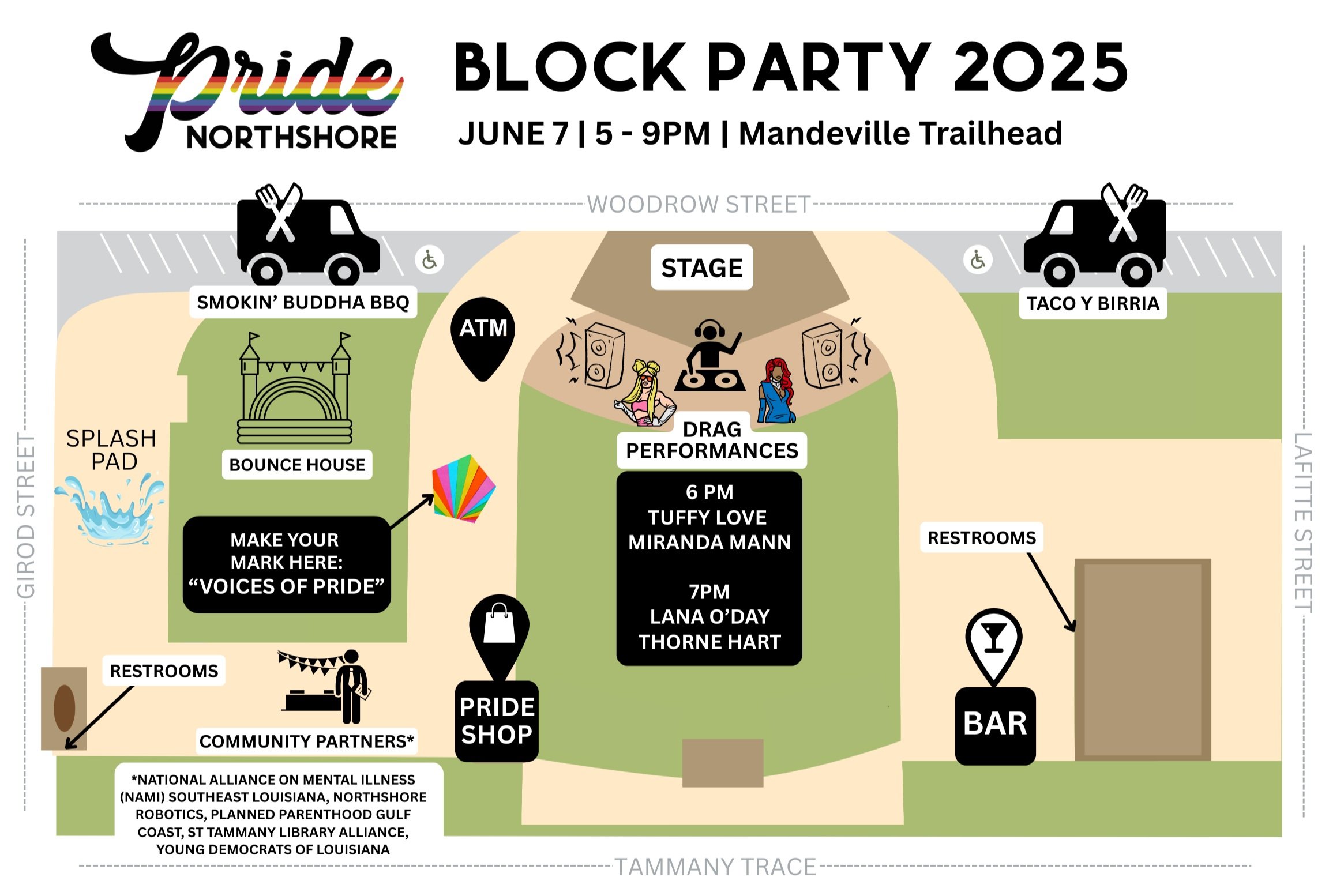 Graphic from the Queer Northshore website on June 3, 2025. (Mandeville Daily)
