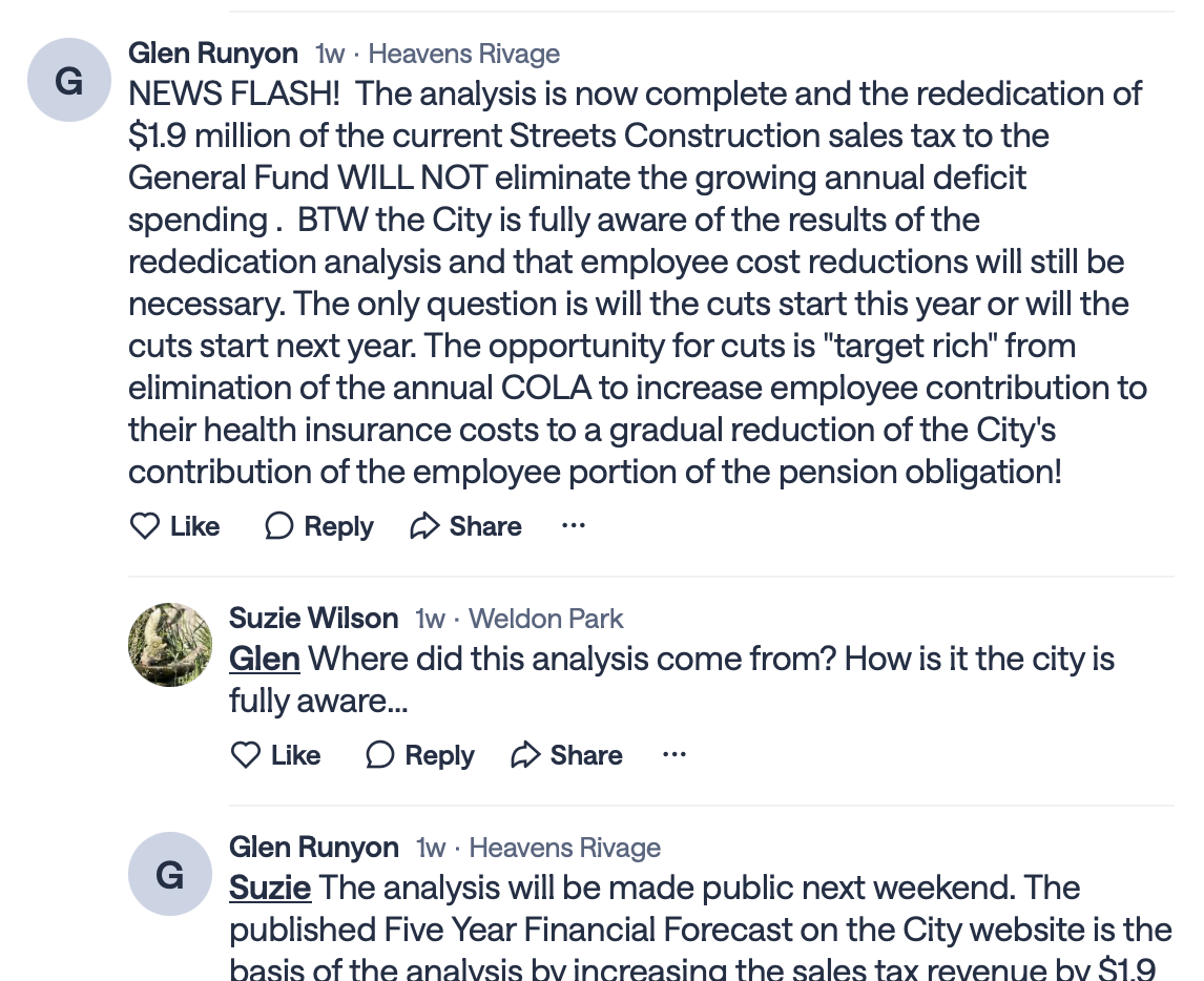 Social media post on Nextdoor.com website. (Nextdoor)